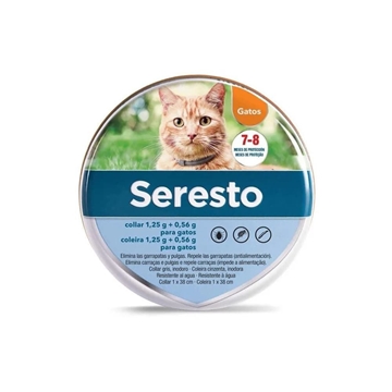 Collar antiparasitario Seresto para gatos - Imagen 1